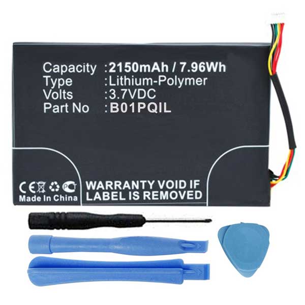 B01PQIL Replacement Battery for Nook Glowlight BNRV500